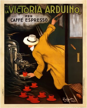 Vintage Espresso Art Print Victoria Arduino 1922